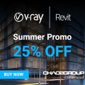 Скидка 25 % на постоянные лицензии V-Ray для Revit