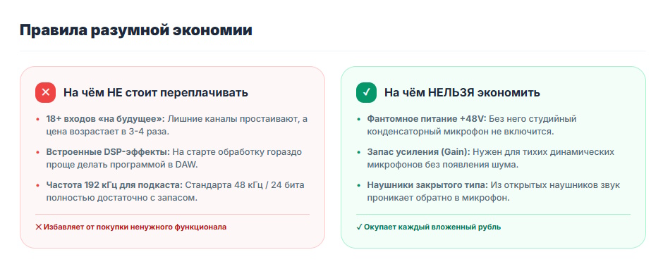 Аудиоинтерфейс: для чего нужен и как выбрать новичку Аудиоинтерфейс: для чего нужен и как выбрать новичку
