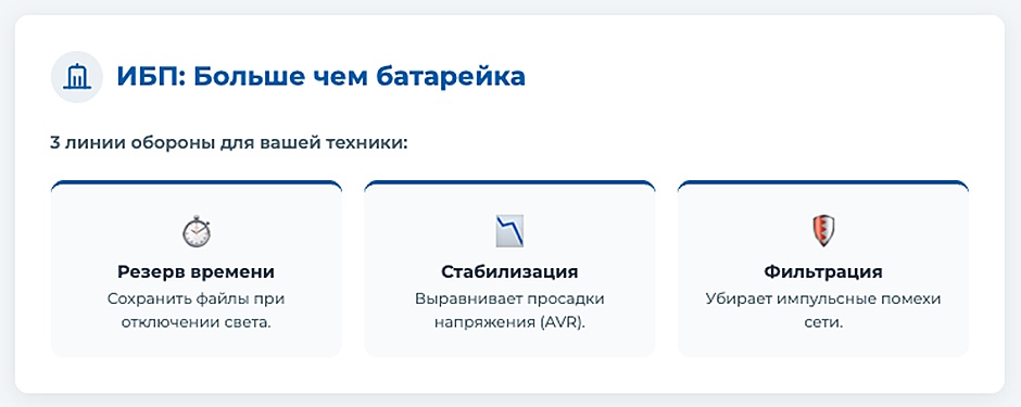 Как правильно выбрать ИБП