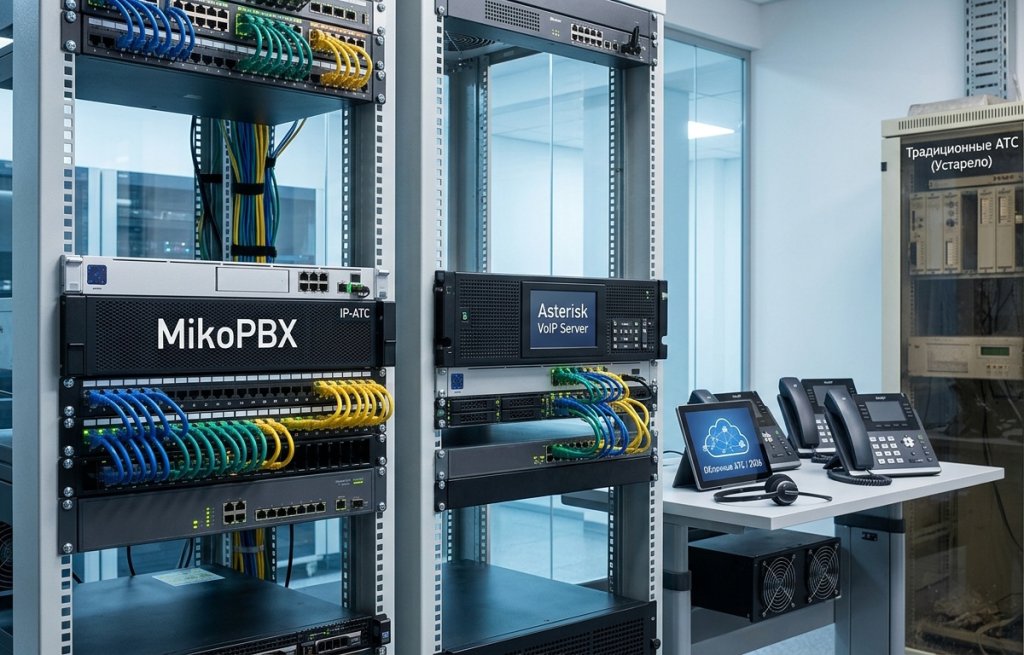 Офисная IP-АТС в 2026 г: MikoPBX, Asterisk и облачные решения против традиционных систем Офисная IP-АТС в 2026 г: MikoPBX, Asterisk и облачные решения против традиционных систем