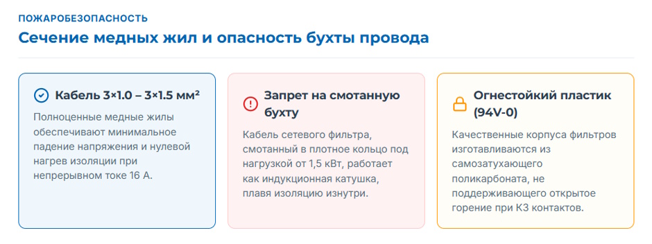 Сетевой фильтр для ПК и техники: как выбрать по защите, току и розеткам в 2026 году Сетевой фильтр для ПК и техники: как выбрать по защите, току и розеткам в 2026 году