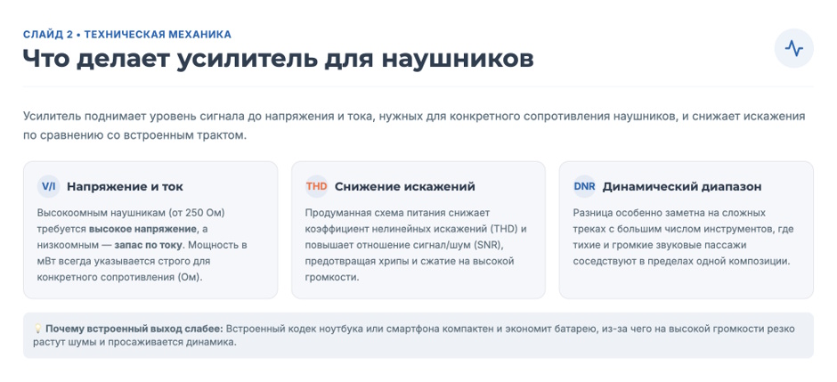 Усилитель для наушников: нужен ли он и как выбрать подходящую модель