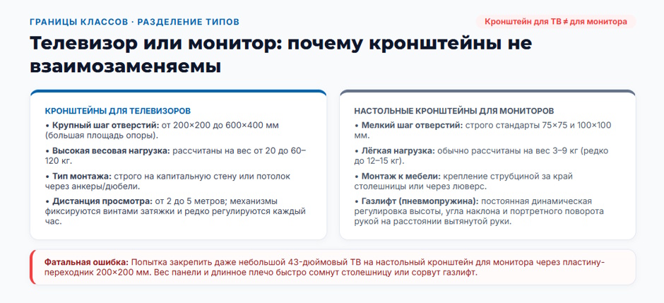 Кронштейн для телевизора: виды, параметры выбора и сценарии установки Кронштейн для телевизора: виды, параметры выбора и сценарии установки