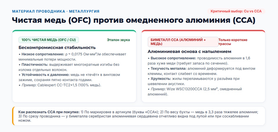 Акустический кабель для колонок и усилителя: как выбрать сечение, материал и оконцевание Акустический кабель для колонок и усилителя: как выбрать сечение, материал и оконцевание