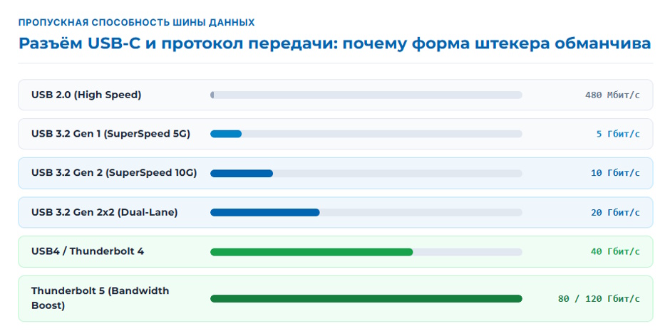 Кабель USB-C: как выбрать нужный под зарядку, данные и видео