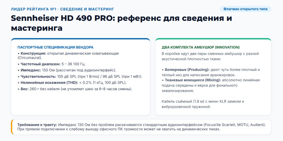 Студийные наушники: рейтинг мониторных моделей 2026 года для записи, сведения и мастеринга
