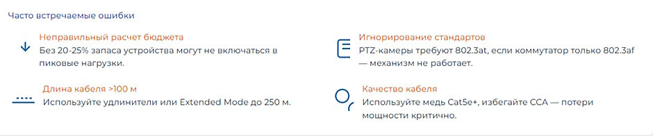 Питание через Ethernet (PoE). Как выбрать коммутатор для видеонаблюдения и Wi-Fi в офисе