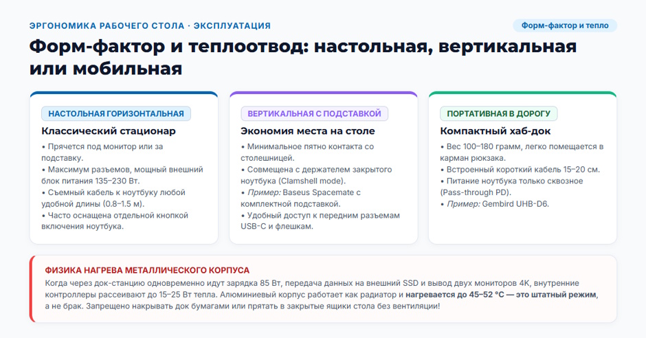 Какая док-станция нужна под типовые задачи: короткий ответ Какая док-станция нужна под типовые задачи: короткий ответ