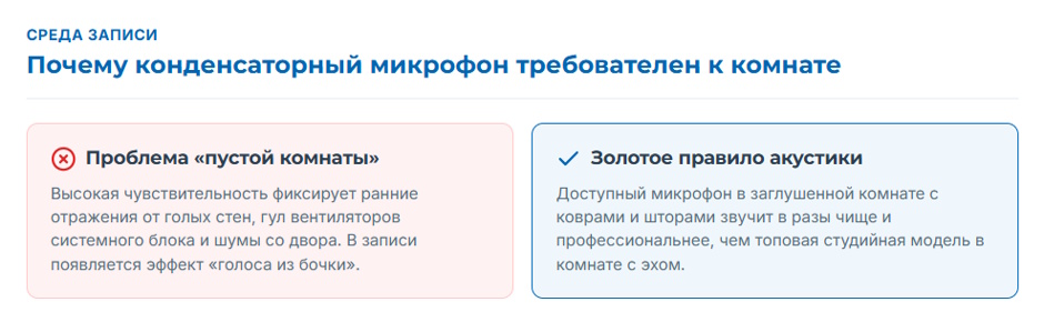 Конденсаторный микрофон: технология, устройство и сфера применения в 2026 году