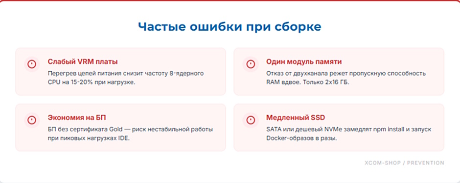 Рабочая станция для разработчика 2026 — сборка за 160 000 руб