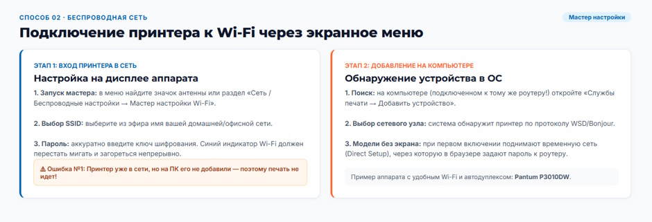 Как подключить принтер к компьютеру, Wi-Fi и телефону: один материал вместо десяти инструкций Как подключить принтер к компьютеру, Wi-Fi и телефону: один материал вместо десяти инструкций
