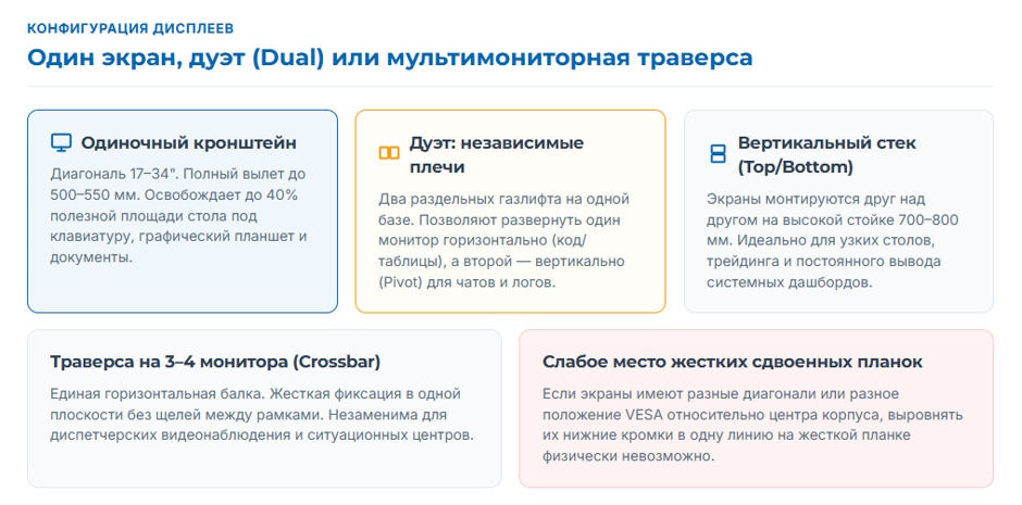 Кронштейн для монитора: виды крепления и топ кронштейнов 2026 года Кронштейн для монитора: виды крепления и топ кронштейнов 2026 года