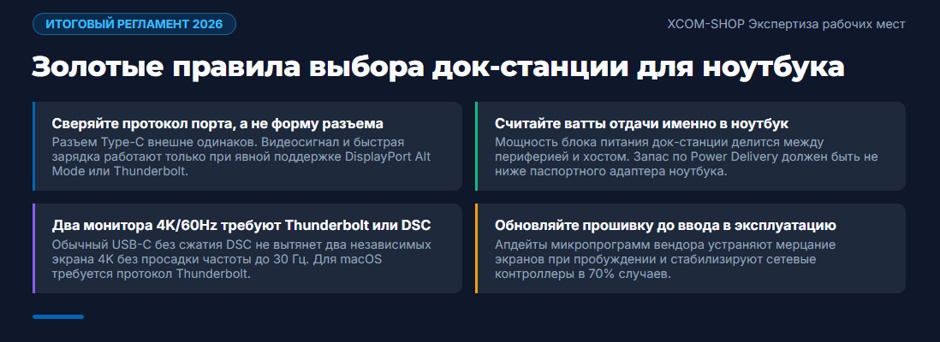 Какая док-станция нужна под типовые задачи: короткий ответ Какая док-станция нужна под типовые задачи: короткий ответ