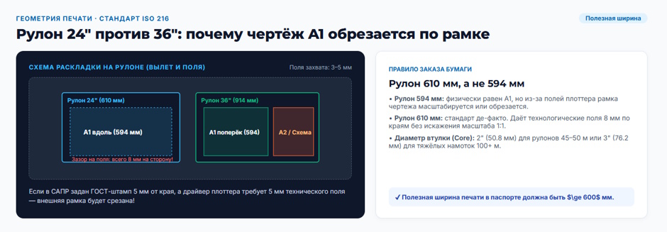 Плоттер для проектного бюро: подбор под формат A1 и вопрос чернил Canon и HP