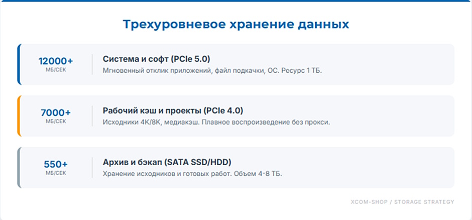 Рабочая станция для видеомонтажа за 200 000 руб: конфигурация 2026