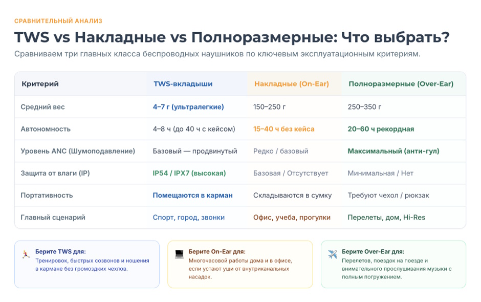 Беспроводные наушники: рейтинг 2026 года Беспроводные наушники: рейтинг 2026 года