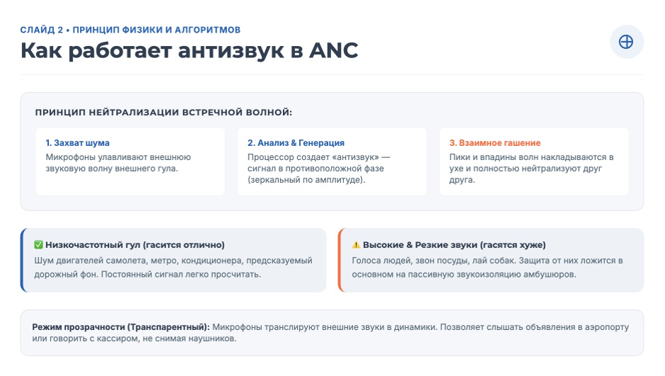 Наушники с шумоподавлением: топ-5 ANC-моделей 2026 года Наушники с шумоподавлением: топ-5 ANC-моделей 2026 года