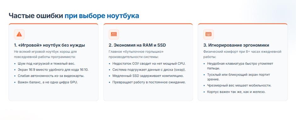 Ноутбук для программиста 2026 г: как выбрать идеальную машину для кода Ноутбук для программиста 2026 г: как выбрать идеальную машину для кода