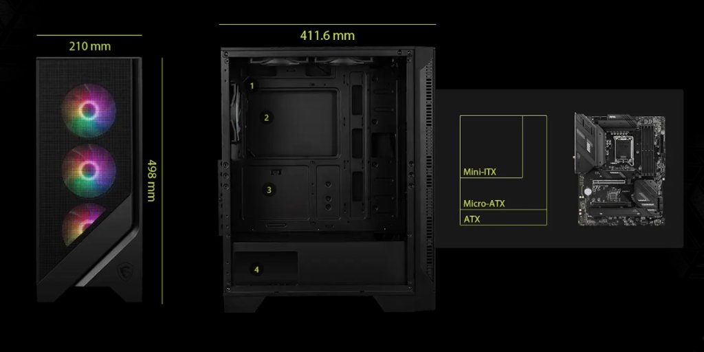 MSI MAG FORGE 120A AirFlow MSI MAG FORGE 120A AirFlow