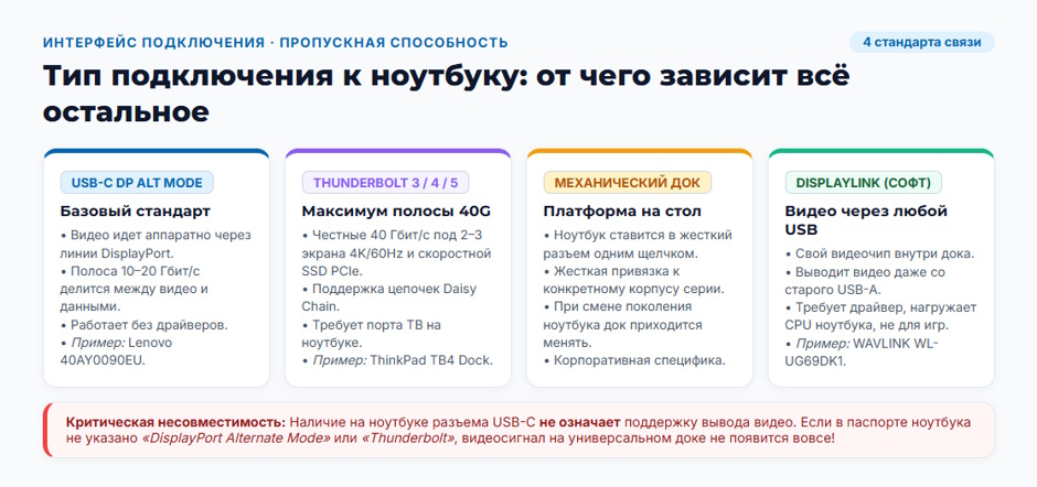 Какая док-станция нужна под типовые задачи: короткий ответ Какая док-станция нужна под типовые задачи: короткий ответ