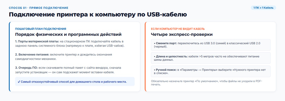 Как подключить принтер к компьютеру, Wi-Fi и телефону: один материал вместо десяти инструкций Как подключить принтер к компьютеру, Wi-Fi и телефону: один материал вместо десяти инструкций