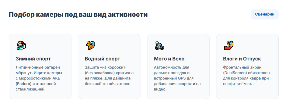 Рейтинг экшн-камер 2026 года: что выбрать для спорта и путешествий Рейтинг экшн-камер 2026 года: что выбрать для спорта и путешествий