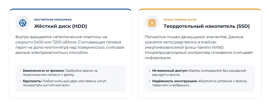 Как выбрать внешний накопитель в 2026 году: HDD или SSD