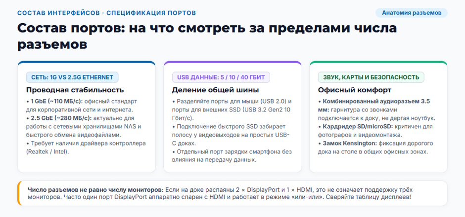 Какая док-станция нужна под типовые задачи: короткий ответ Какая док-станция нужна под типовые задачи: короткий ответ