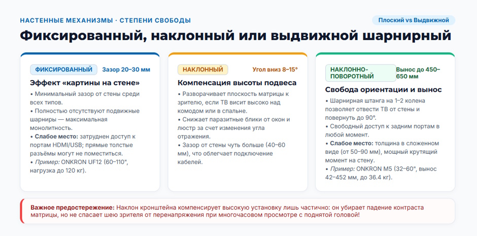 Кронштейн для телевизора: виды, параметры выбора и сценарии установки Кронштейн для телевизора: виды, параметры выбора и сценарии установки