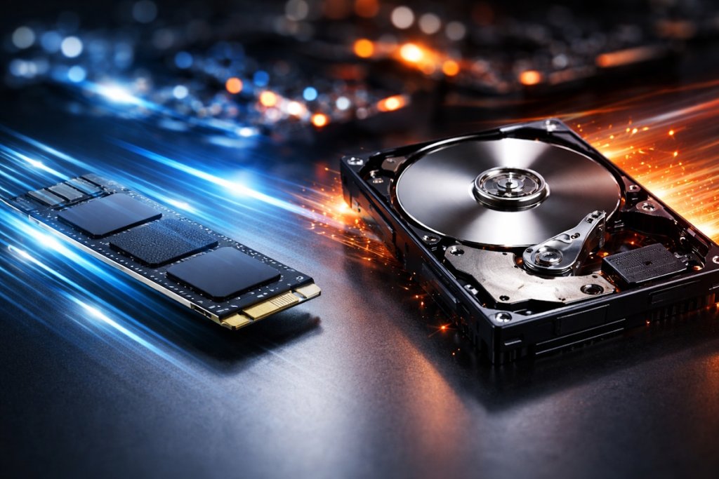 Насколько твердотельные накопители SSD быстрее жестких дисков HDD в 2026 году: итоги тестов