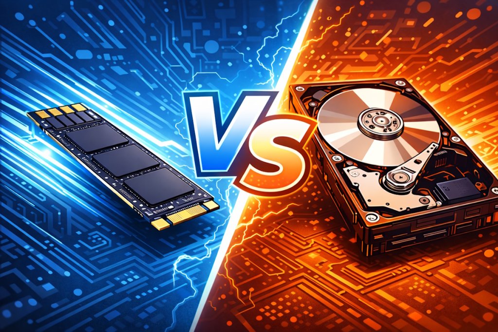 Насколько твердотельные накопители SSD быстрее жестких дисков HDD в 2026 году: итоги тестов