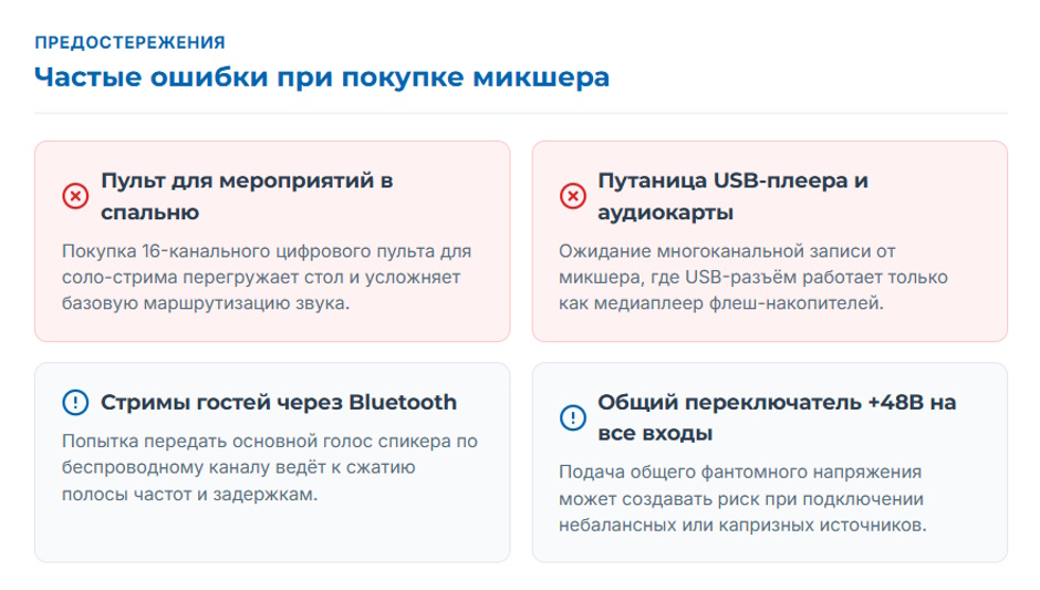 Цифровой микшер в 2026 году: как выбрать под стрим, подкаст или мероприятие Цифровой микшер в 2026 году: как выбрать под стрим, подкаст или мероприятие