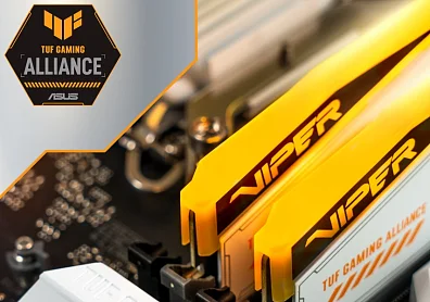 Память Viper Elite 5 RGB TUF Gaming Alliance DDR5 от Patriot Memory и ASUS